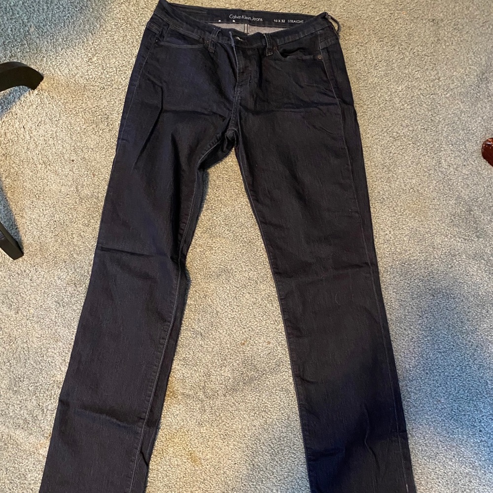 Calvin Klein straight leg jeans 10x32